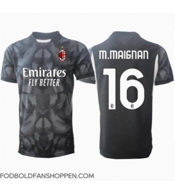 AC Milan Mike Maignan #16 Målmand Hjemmebanetrøje 2024-25 Kortærmet